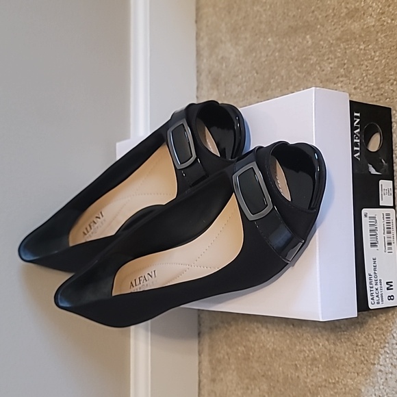NWT Alfani Carterrf Fabric Cap Toe Espadrille Size 8M - Picture 1 of 6